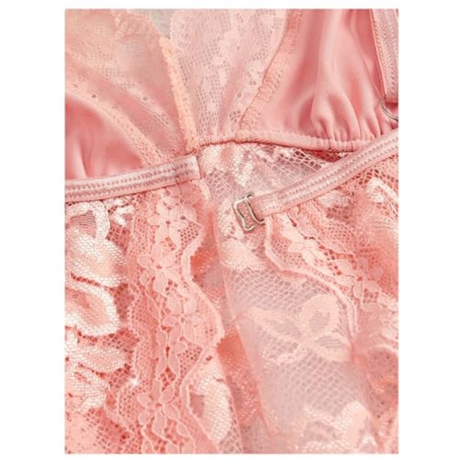 OYOANGLE Women's 2 Pcs Pajama  - Cami Top Lace ulasan dan harga