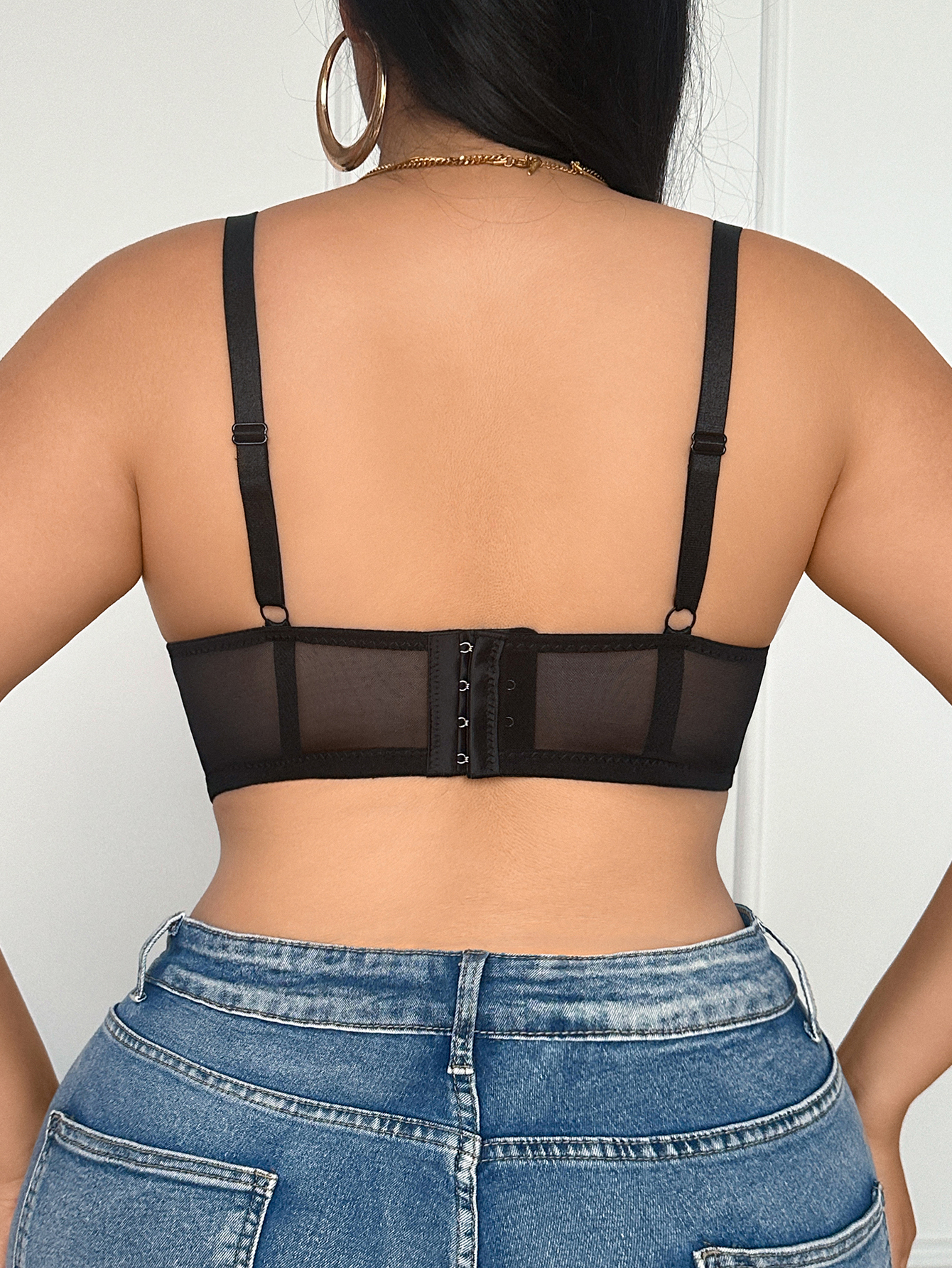 Wide Strap Plus Size Women Bra - Push Up Bra Padded ulasan dan harga
