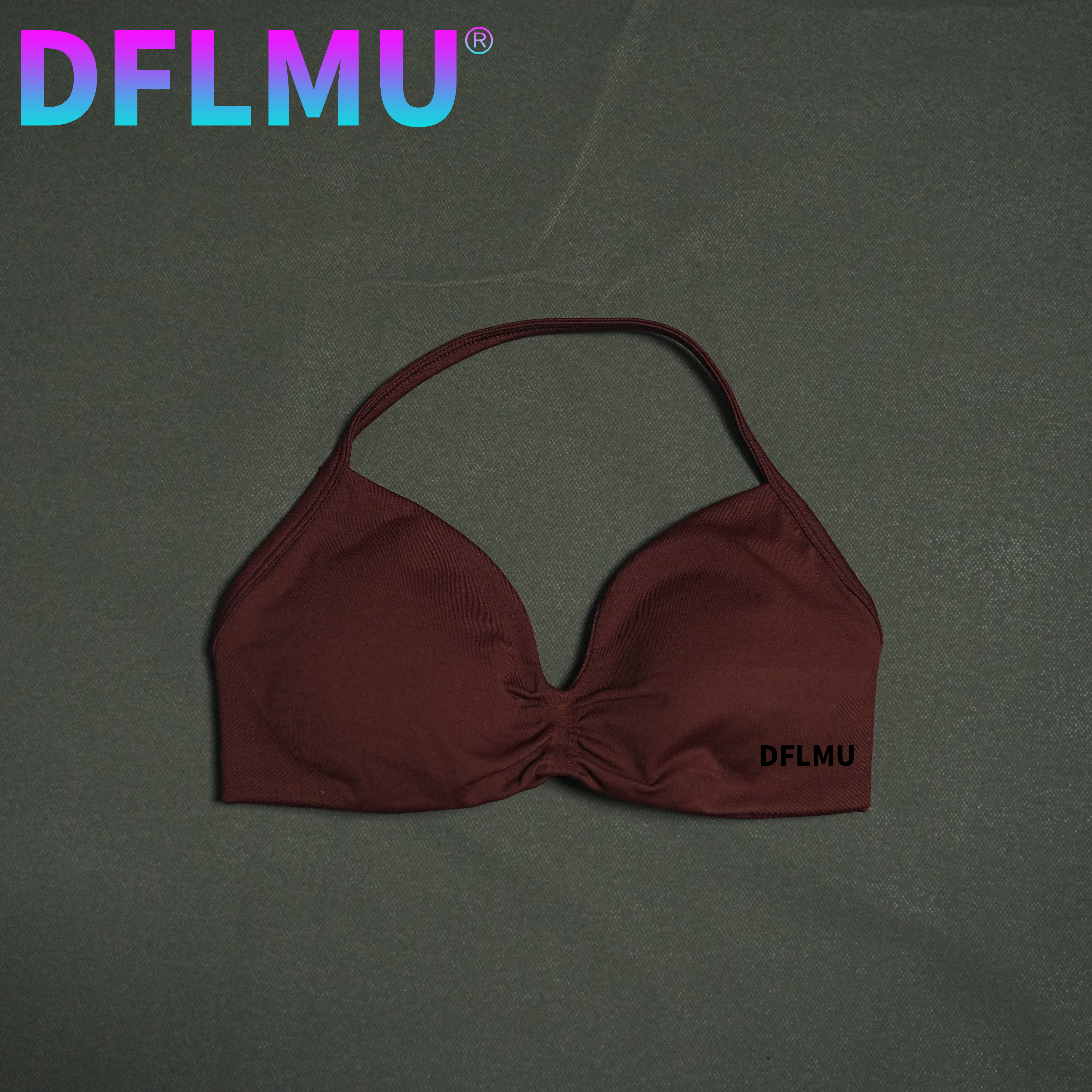 DFLMU Women Halter Sports Bra  - Sports Bra High Impact ulasan dan harga