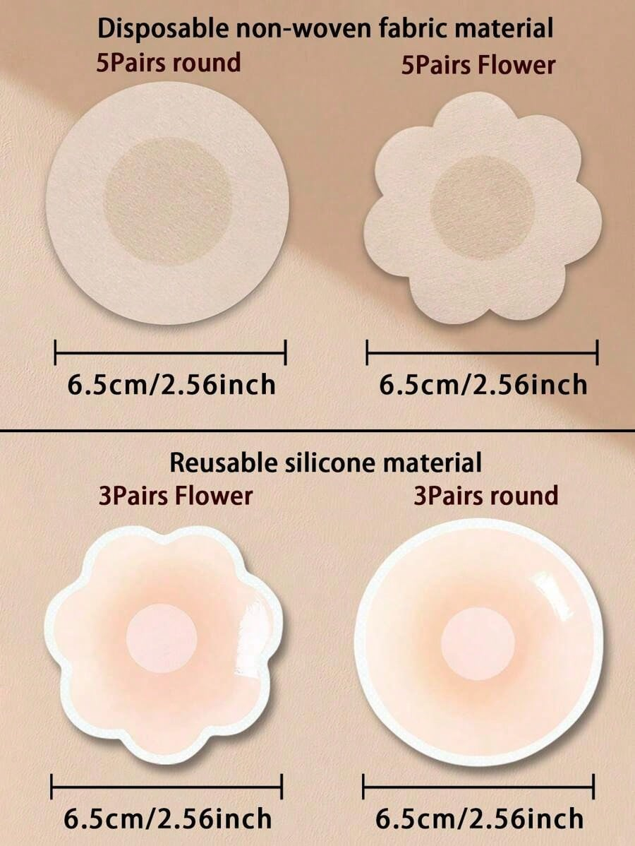 2Pcs Of Packaged Breast Sticke - Silicone Bra Adhesive ulasan dan harga