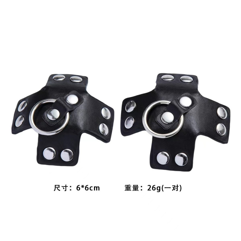 Women's Cross Shaped PU Leathe - Nipple Cover Pasties ulasan dan harga