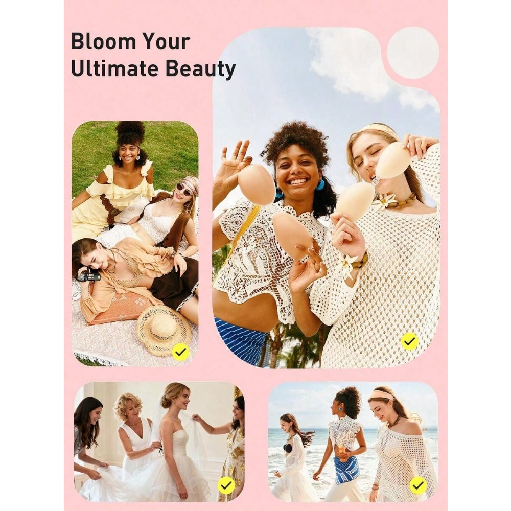 Waterproof Silicone Invisible  - Strapless Bra Backless ulasan dan harga