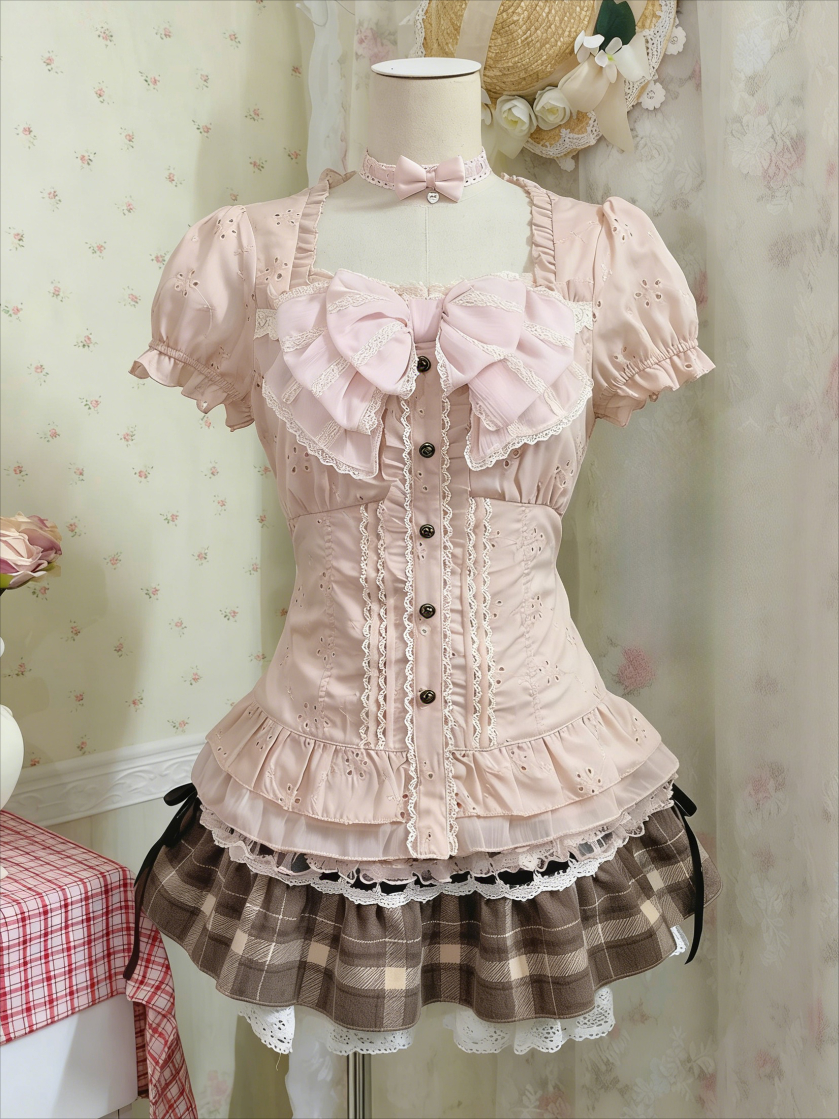 Japanese Sweet Three Piece Set - Cami Top Lace ulasan dan harga